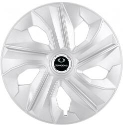 AutoHelix MSA Set 4 Capace Roti, potrivite jantelor de R16, pentru SsangYong, model luna cromat (17377)