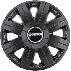 AutoHelix MSA Set 4 capace roti Cosmos Negru R15, pentru gama auto Daewoo (3828)