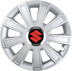 AutoHelix MSA Set 4 Capace Roti, potrivite jantelor de R16, pentru Suzuki, model flash cromat (13074)