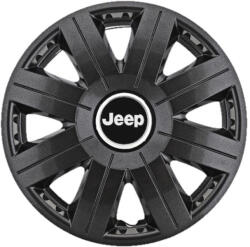 AutoHelix MSA Set 4 capace roti Cosmos Negru R15, pentru gama auto Jeep (3833)