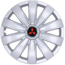 AutoHelix MSA Set 4 Capace Roti R16, Potrivite Jantelor de 16 inch, Pentru Mitsubishi, Model 421 (12493)