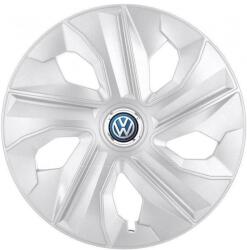 AutoHelix MSA Set 4 Capace Roti, potrivite jantelor de R16, pentru Volkswagen, model luna cromat (17382)