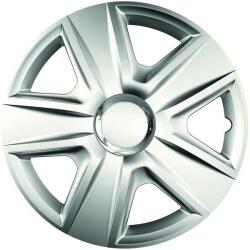 AutoHelix MSA Set 4 Capace Esprit Gri cu Inel Cromat R16 (00000665)