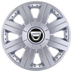 AutoHelix MSA Set 4 capace roti 16 inchi (R16) Cosmos Gri, Compatibil Cu Dacia (4716)