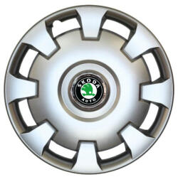 AutoHelix MSA Set 4 Capace Roti R14, Potrivite Jantelor de 14 inch, Pentru Skoda, Model 206 (12058)