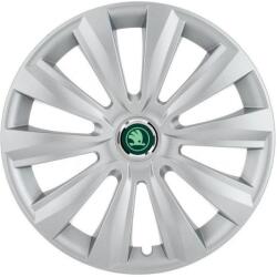 AutoHelix MSA Set 4 Capace Roti Autohelix MSA® potrivite jantelor de 15 inch, pentru Skoda Verde model Delta Gray (19962)