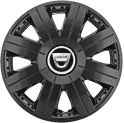 AutoHelix MSA Set 4 capace roti Cosmos Negru R15, pentru gama auto Dacia (3827)