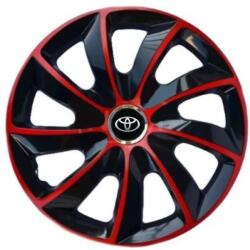 AutoHelix MSA Set 4 Capace Roti 17 inchi (R17), Stig Rosu-Negru, Compatibil cu Toyota (23250)