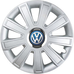 AutoHelix MSA Set 4 Capace Roti, potrivite jantelor de R15, pentru Volkswagen, model flash cromat (13079)