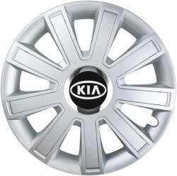AutoHelix MSA Set 4 Capace Roti, potrivite jantelor de R16, pentru Kia, model flash cromat (13020)
