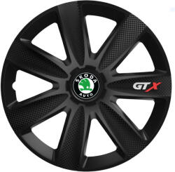 AutoHelix MSA Set 4 Capace Roti GTX Negru Carbon Skoda, R16 (GTX21)