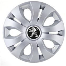 AutoHelix MSA Set 4 Capace Roti 16 inchi (R16), Compatibil Cu Peugeot, model Top Gri (17952)