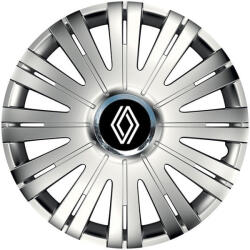 AutoHelix MSA Set 4 Capace Roti potrivite jantelor de 16 inch, pentru Renault Nou, model Active Crom (17699)