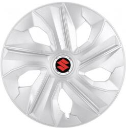 AutoHelix MSA Set 4 Capace Roti, potrivite jantelor de R16, pentru Susuki, model luna cromat (17375)