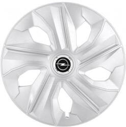 AutoHelix MSA Set 4 Capace Roti, potrivite jantelor de R16, pentru Opel, model luna cromat (17335)