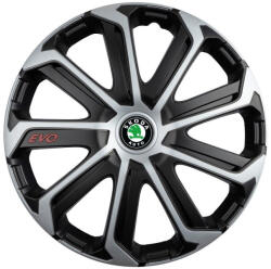 AutoHelix MSA Set 4 Capace Roti Evo Gri-Negru R14, Pentru SKODA (23182)