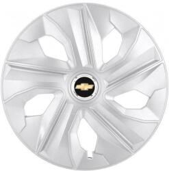 AutoHelix MSA Set 4 Capace Roti, potrivite jantelor de R16, pentru Chevrolet, model luna cromat (13877)