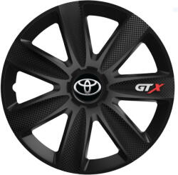 AutoHelix MSA Set 4 Capace Roti GTX Negru Carbon R17, Pentru Toyota (GTX45)