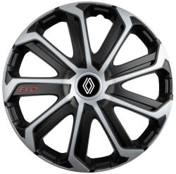 AutoHelix MSA Set 4 Capace Roti Evo Gri-Negru R16, pentru Renault Nou (23216.1)