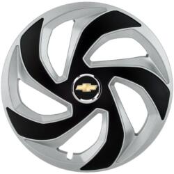 AutoHelix MSA Set 4 capace roti Rex Gri-Negru R16 Compatibil Cu Chevrolet (2993)