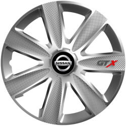 AutoHelix MSA Set 4 Capace Roti GTX Gri R14, Pentru Nissan (GTXC53)