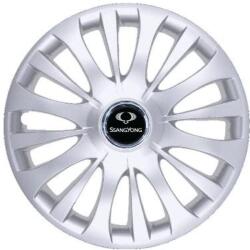 AutoHelix MSA Set 4 Capace Roti R15, Potrivite Jantelor de 15 inch, Pentru SsangYoung, Model 328 (12417)