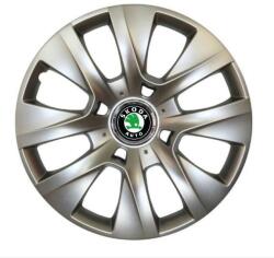 AutoHelix MSA Set 4 Capace Roti R14, Potrivite Jantelor de 14 inch, Pentru Skoda, Model 225 (11860)