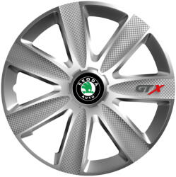 AutoHelix MSA Set 4 Capace Roti GTX Gri R16, Pentru Skoda (GTXC79)