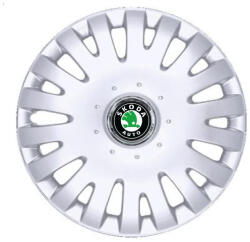 AutoHelix MSA Set 4 Capace Roti R16, Potrivite Jantelor de 16 inch, Pentru Skoda, Model 403 (11762)