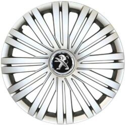 AutoHelix MSA Set 4 Capace Roti R15, Potrivite Jantelor de 15 inch, Pentru Peugeot, Model 339 (12355)