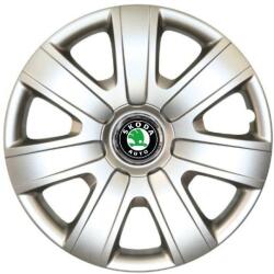 AutoHelix MSA Set 4 Capace Roti R15, Potrivite Jantelor de 15 inch, Pentru Skoda, Model 325 (12158)