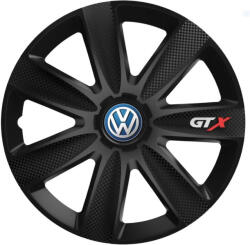 AutoHelix MSA Set 4 Capace Roti GTX Negru Carbon Volkswagen, R17 (GTX13.1)