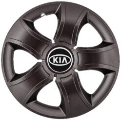 AutoHelix MSA Set 4 Capace Roti 16 inchi (R16) Bis Negru, Compatibile Cu Kia (3361)