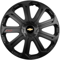 AutoHelix MSA Set 4 Capace Roti Evo Negru R15, Pentru Chevrolet (EVON29)