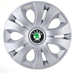 AutoHelix MSA Set 4 capace roti Compatibil Cu Skoda, model TOP CROM R16 (14755)