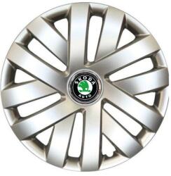 AutoHelix MSA Set 4 Capace Roti R16, Potrivite Jantelor de 16 inch, Pentru Skoda, Model 409 (11961)