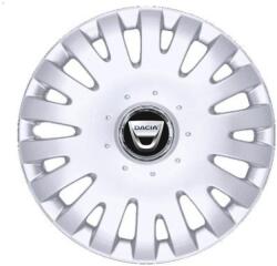 AutoHelix MSA Set 4 Capace Roti R15, Potrivite Jantelor de 15 inch, Pentru Dacia, Model 306 (11701)