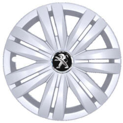 AutoHelix MSA Set 4 Capace Roti R16, Potrivite Jantelor de 16 inch, Pentru Peugeot, Model 427 (12543)