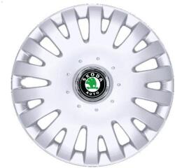 AutoHelix MSA Set 4 Capace Roti R15, Potrivite Jantelor de 15 inch, Pentru Skoda, Model 306 (11761)