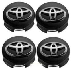 AUTOHELIX MSA Set 4 Capace Jante Aliaj Toyota 62MM, Negru (TOY62MMN)