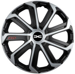 AutoHelix MSA Set 4 Capace Roti Evo Gri-Negru R15, pentru Dacia Nou (23210)