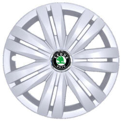 AutoHelix MSA Set 4 Capace Roti R16, Potrivite Jantelor de 16 inch, Pentru Skoda, Model 427 (12547)