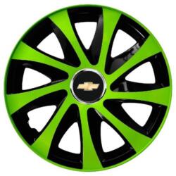 AutoHelix MSA Set 4 capace roti Extra drift green R15 Compatibil Cu Chevrolet (6330)