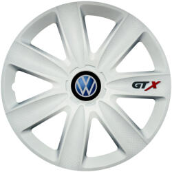 AutoHelix MSA Set 4 Capace Roti GTX Alb R15, Compatibil Cu Volkswagen (GTXA55)