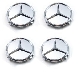  Set 4 Capace jante aliaj Mercedes Benz 75mm Gri (MRC75ARG)