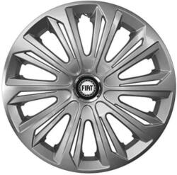 AutoHelix MSA Set 4 capace roti Strong silver varnished R15 Compatibil Cu Fiat (9077)
