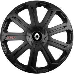 AutoHelix MSA Set 4 Capace Roti Evo Negru R15, Pentru Renault (EVON62)