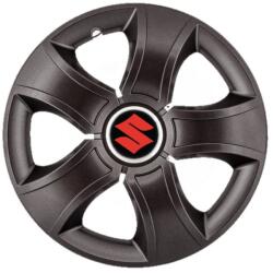 AutoHelix MSA Set 4 Capace Roti 14 inchi (R14) Bis Negru, Compatibile Cu Suzuki (3432)