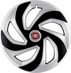 AutoHelix MSA Set 4 capace roti Rex Gri-Negru R16 Compatibil Cu Fiat (3008)