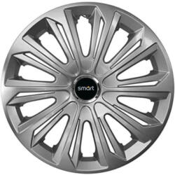 AutoHelix MSA Set 4 capace roti Strong silver varnished R15 Compatibil Cu Smart (9133)